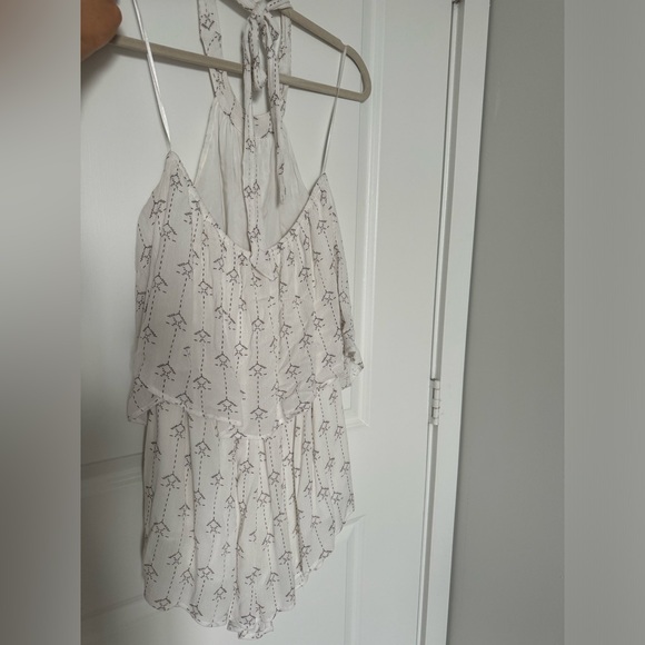 L *Space Kelly Native Geo Tribal Romper Size Large - Picture 3 of 5